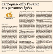 CareSquare offre l'e-santé aux personnes âgées