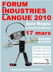 Le CETIC au Forum des Industries de la Langue
