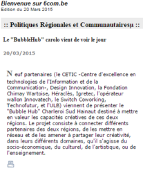 Le "BubbleHub" carolo vient de voir le jour