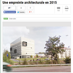 Une empreinte architecturale en 2015