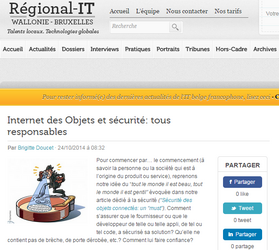 Internet des Objets et sécurité : tous responsables
