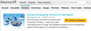 Cloud computing : Amour et (dé)raison