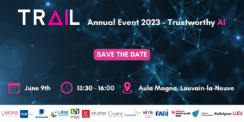 Banner événement annuel TRAIL - IA confiance