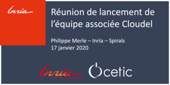 Project Cloudel - Inria/CETIC team