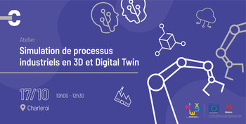 Simulation de processus industriels en 3D et Digital Twin