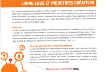 Living Labs et industries créatives