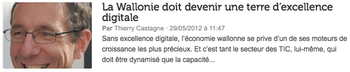 La Wallonie doit devenir une terre d'excellence digitale