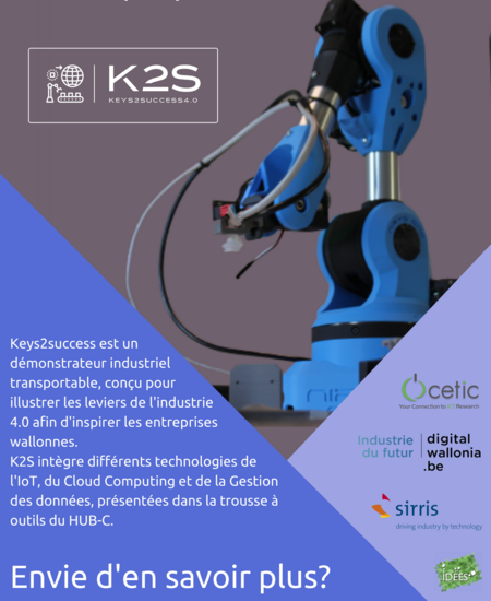 Démonstrations du bras robotisé K2S