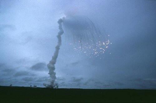 Explosion de Ariane V, le 4 juin 1996