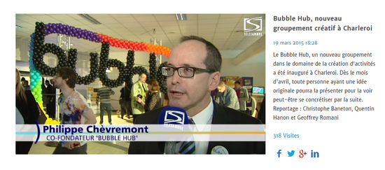 Bubble Hub, nouveau groupement créatif à Charleroi