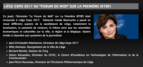 Forum du Midi Liège Expo 2017
