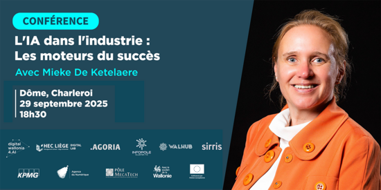 Conférence " L'IA dans l'industrie : les moteurs du succès " de Mieke De Ketelaere