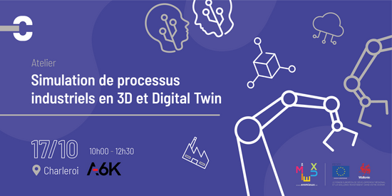 Simulation de processus industriels en 3D et Digital Twin