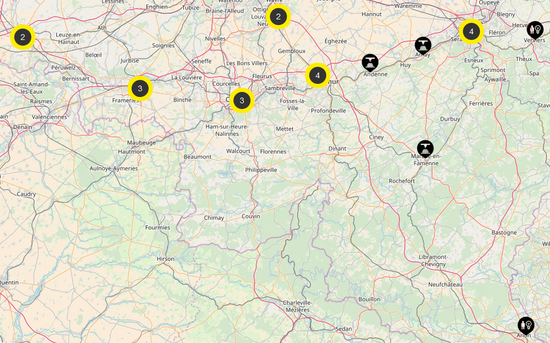 Cartographie des Hubs créatifs et Fab Labs